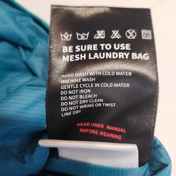 Venustas Heated Jacket NEW With Dual Control Button 7.4V For Unisex, U9001 Blue - Picture 11 of 16